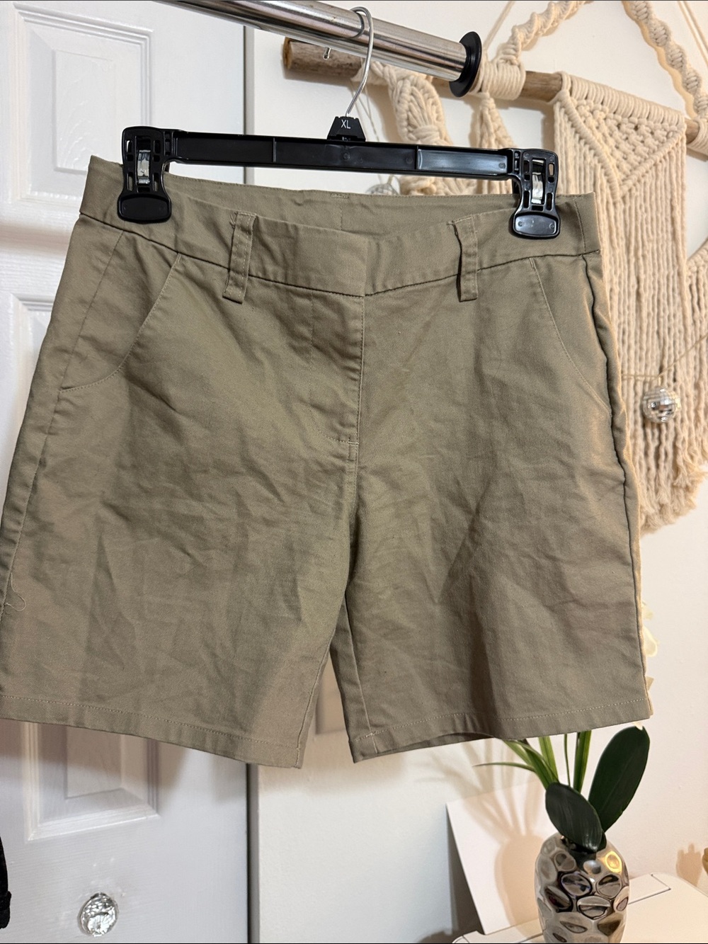 Girls Planet T uniform Khaki shorts